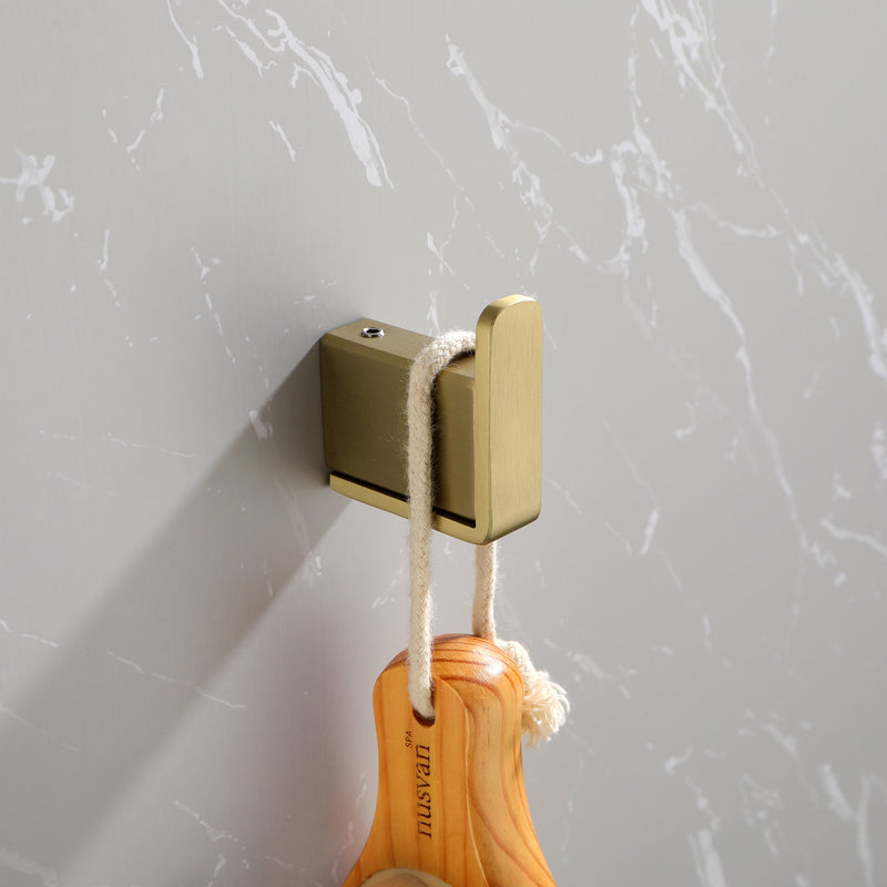 4 Piece Stainless Steel Bathroom Towel Rack Set Wall Mount Bathroom Accessories