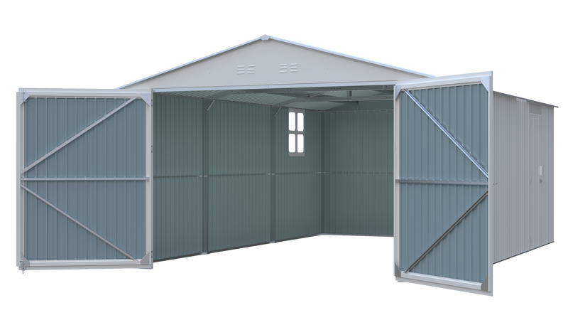 Outdoor Storage Shed 20x13 FT - Metal Garden Utility Shed, photo 8 of 10