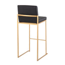 Fuji - Contemporary Design High Back Barstool by HouseOfZazla