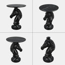 Horse Head Accent Table Animal Statue End Table by HouseOfZazla