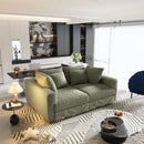 4 Seat Modern Comfy Upholstered Sofa Cloud Couch