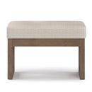 Milltown - Upholstered Ottoman Bench