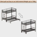 Twin Size Metal Pull-Out Bunk Bed