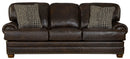 Roberto - Leather Sofa - Cocoa