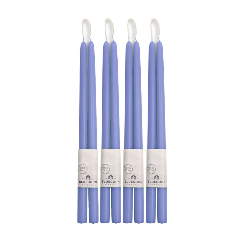 Hand-Dipped Beeswax Taper Candles - Bulk 4-Pair Bundle