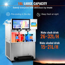 16L Commercial Double Frozen Margarita Ice Slushie Drink Maker Machine, 1155W (SAK95281)