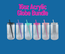 16oz Acrylic Snow Globe Bundle