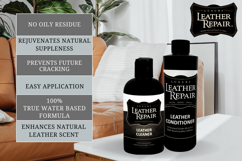 Leather Cleaning and Conditioning Care Kit, detail