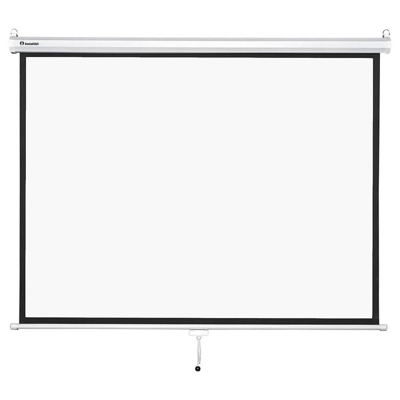 InstaHibit 4:3 Retractable Manual Projection Screen 72" Ceiling Wall