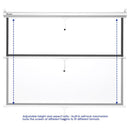 InstaHibit 4:3 Retractable Manual Projection Screen 72" Ceiling Wall