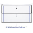 InstaHibit 16:9 Retractable Manual Projection Screen 72" Ceiling/Wall