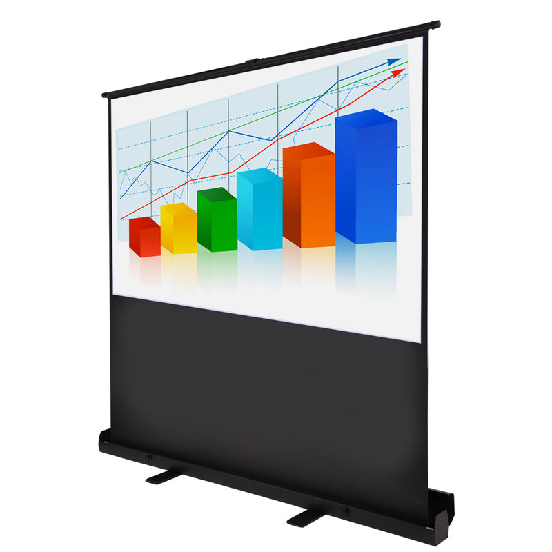 InstaHibit Floor-Standing Pop Up Projector Screen 60" 4:3