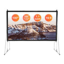 InstaHibit Outdoor Portable Projection Screen w/ Stand 16:9 100"