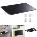 Yescom Wall Mount Fold Down Floating Table Desk Black/White