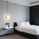 Yescom Wall Mount Fold Down Floating Table Desk Black/White