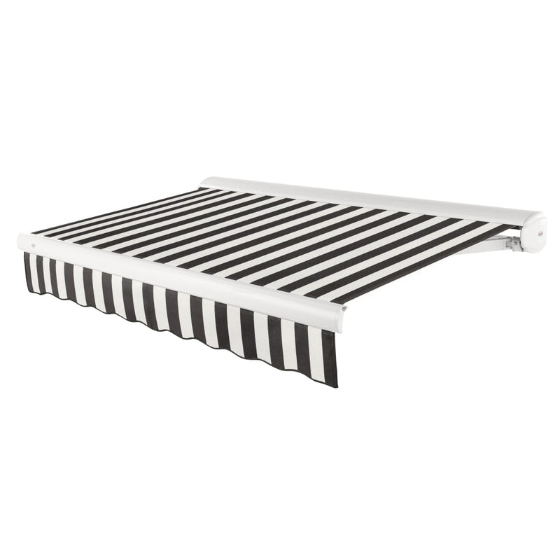 [16x10FT] Awntech Key West Premium Electric Outdoor Motorized Retractable Awning [FCL16/FCR16-SBY] (SAK81742)