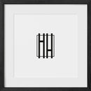 Black Oak Glass Picture Frame