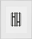 16x20, Silver Aluminum Glass Frame