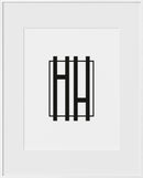 16x20, White Aluminum Glass Frame