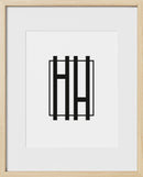 16x20, Beige Oak Glass Frame