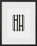 16x20, Black Oak Glass Frame