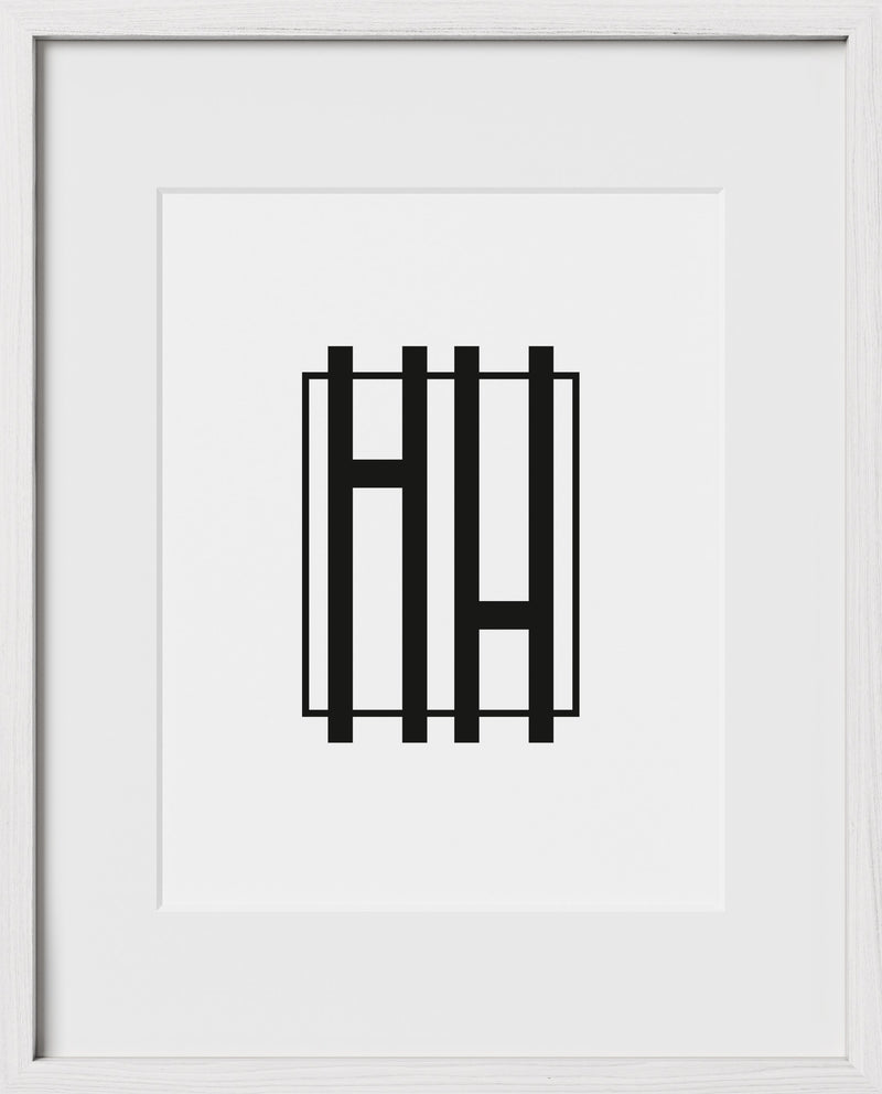 16x20, White Oak Glass Frame