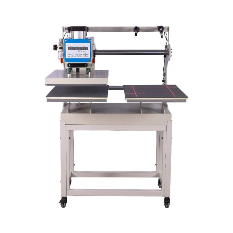[16X24"] Pneumatic Up Sliding Dual Platen Heat Press Machine With Infrared Positioning (SAK96724)