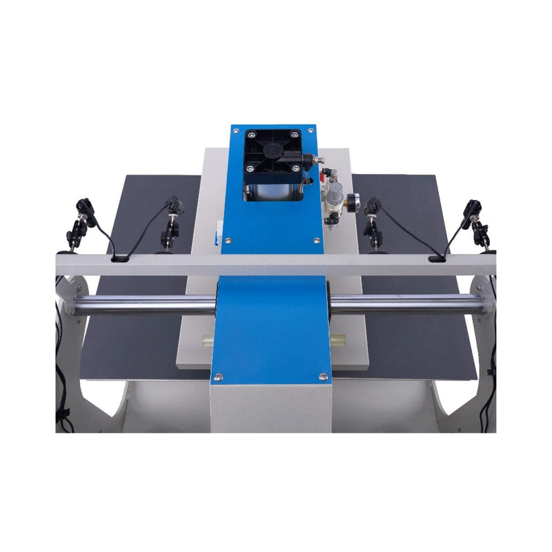 [16X24"] Pneumatic Up Sliding Dual Platen Heat Press Machine With Infrared Positioning (SAK96724)