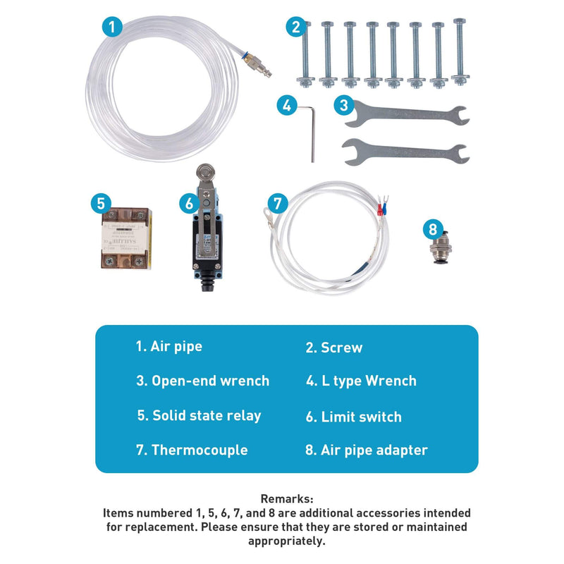 [16X24"] Pneumatic Up Sliding Dual Platen Heat Press Machine With Infrared Positioning (SAK96724)