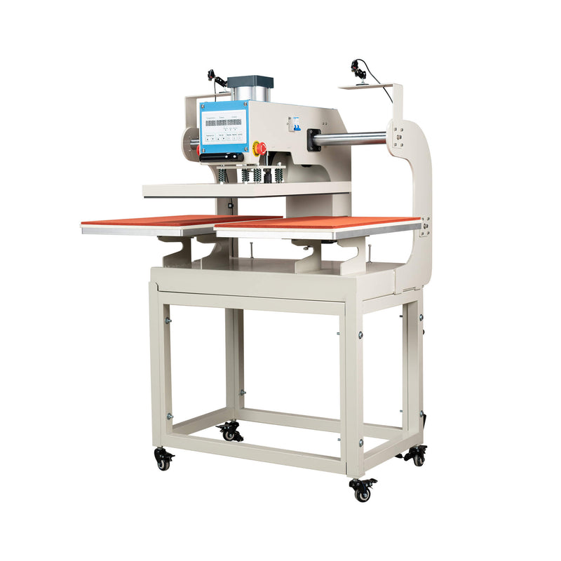 [16X24"] Pneumatic Up Sliding Dual Platen Heat Press Machine With Infrared Positioning (SAK75382)