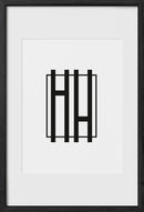 Black Oak Glass Picture Frame