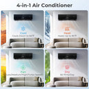 Energy Star Certified 18000 BTU 21 SEER2 208-230V Mini Split Air Conditioner and Heater Black Wifi Enabled by LJGDeals