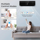 Energy Star Certified 18000 BTU 21 SEER2 208-230V Mini Split Air Conditioner and Heater Black Wifi Enabled by LJGDeals