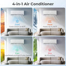 Energy Star Certified 18000 BTU 21 SEER2 208-230V Mini Split Air Conditioner and Heater Wifi Enabled White by LJGDeals