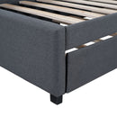 Upholstered Daybed, Sofa Bed Frame, No Box Spring Needed by HouseOfZazla