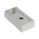 Modern Ceramic Rectangle Wall Mount Bathroom Sink With Single Faucet Hole by HouseOfZazla