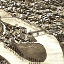 Vintage Map of Aurora, Illinois 1882