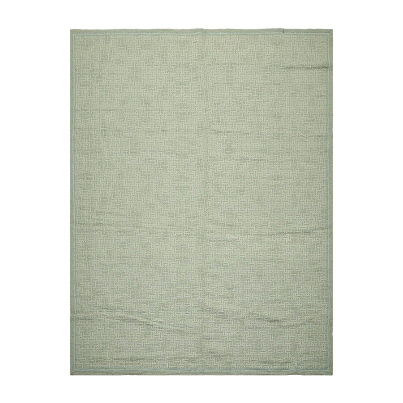 7'8" x 10'2" French Aubusson Needlepoint Hand Woven 100% Wool Area Rug