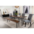 Neve - Sheesham Live Edge Dining Table - Gray by HouseOfZazla