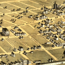 Vintage Map of Cairo, Illinois 1867
