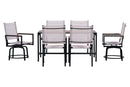 Walker Edison | Weather Proof 7 Piece Outdoor Dining Set
