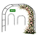 Adjustable Metal Garden Arch for Climbing Plants - 7.87ft Tall