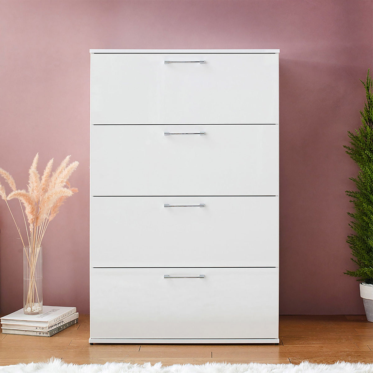 Bliss - Glossy 4 Drawer Jumbo Chest With Extra Deep Storage, photo 5 of 16