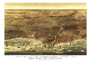 Vintage Map of Chicago, Illinois 1892