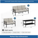 Patio Furniture Set & Coffee Table And Cushions For Backyard by HouseOfZazla