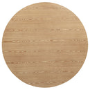 Andrews 5-piece Round Counter Dining Set Light Ash and White