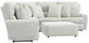 Majesty - Deep Seating Power Reclining Sectional And Ottoman