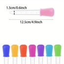 10-Pack Colorful Silicone Eye Droppers – Crafts, Gummy Making, Candy Molds
