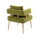 Accent Chair, leisure single chair with Golden feet