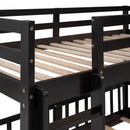 Bunk Bed With Convertible Ladder And Slide by HouseOfZazla